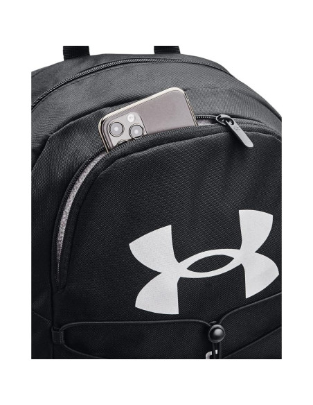 Mochila Deportiva Under Armour Hustle Unisex 26L Negro Plata Mochila Deportiva Under Armour Hustle Unisex 26L Negro Plata