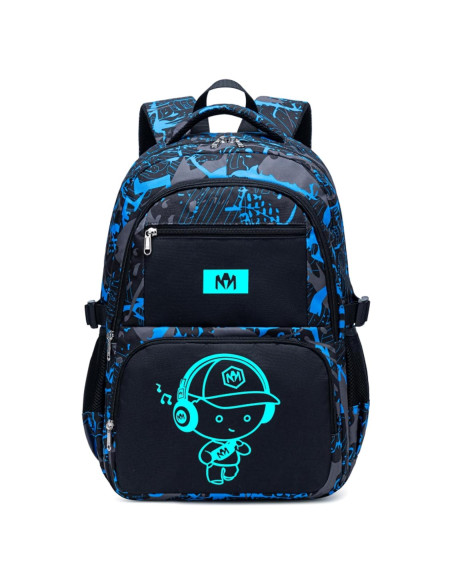Mochila Escolar Camuflaje Bluboon para Niños 44.5x30.5cm Mochila Escolar Camuflaje Bluboon para Niños 44.5x30.5cm