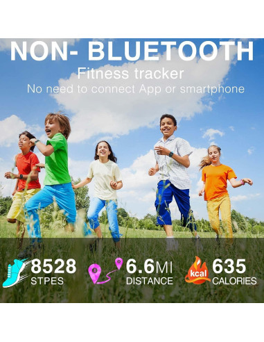 Reloj de Fitness Focwony Digital para Niños con Cronómetro