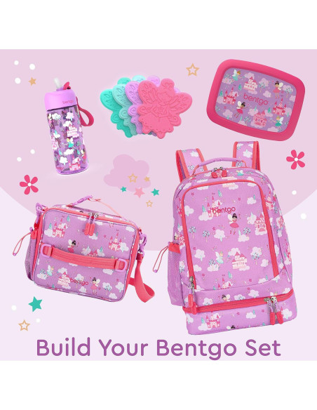 Mochila 2-en-1 Bentgo para Niños 40,64 cm con Almuerzo Hadas Mochila 2-en-1 Bentgo para Niños 40,64 cm con Almuerzo Hadas