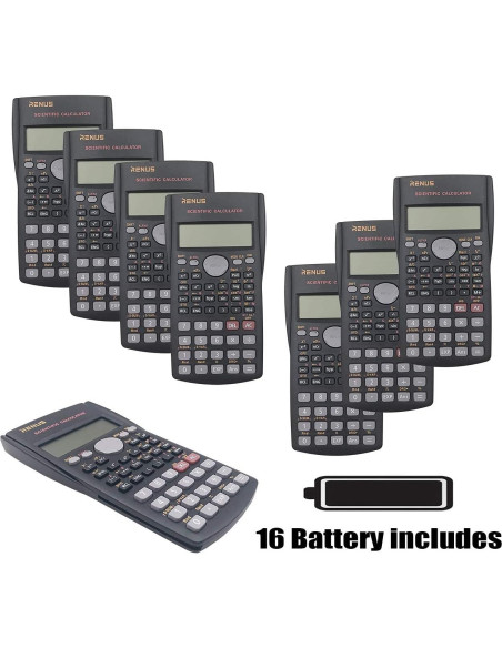 Calculadora Científica RENUS SYJSQ08 2 Líneas 8 Paquetes Calculadora Científica RENUS SYJSQ08 2 Líneas 8 Paquetes