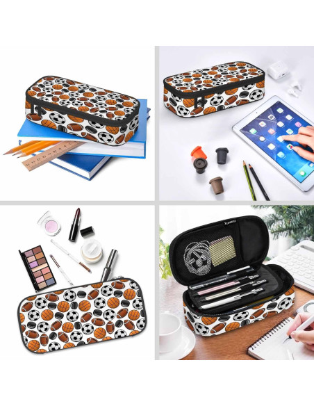 Estuche para Lápices Xuwenz Fútbol Americano 21x9.5x5 cm Estuche para Lápices Xuwenz Fútbol Americano 21x9.5x5 cm