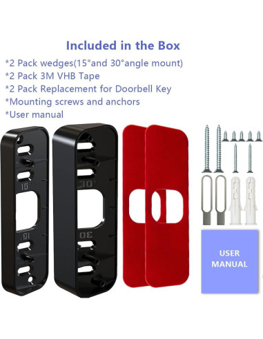 Soporte Esquina Timbre Blink Hibezos Ajustable 15/30/45