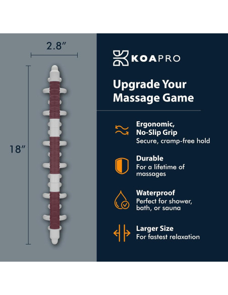 Masajeador Manual KOAPRO para Alivio de Dolor - Rojo Masajeador Manual KOAPRO para Alivio de Dolor - Rojo