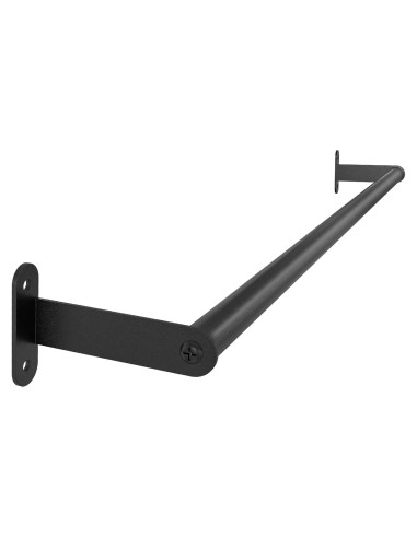 Barra de Toalla MKO Negra 63.5 cm Acero Inoxidable Pared