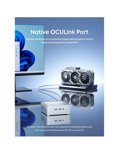 MINISFORUM NAB9 Plus Mini PC i9 32GB RAM 1TB SSD HDMI DP