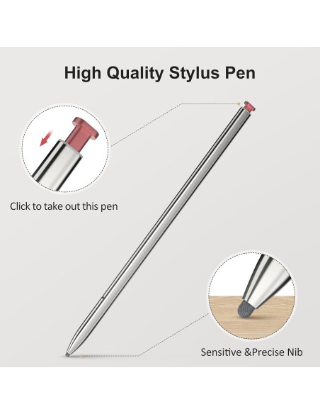 Bolígrafo Stylus Granarbol para Moto G Stylus 5G 2024 Rojo Bolígrafo Stylus Granarbol para Moto G Stylus 5G 2024 Rojo