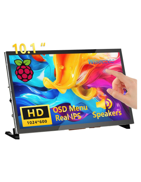 Monitor Táctil 10.1" Wisecoco LCD IPS 1024x600 HDMI Monitor Táctil 10.1" Wisecoco LCD IPS 1024x600 HDMI