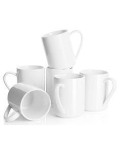 Juego de 6 Tazas de Café Sweese de Porcelana 11 oz