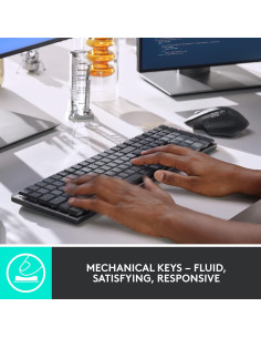 Teclado Mecánico Inalámbrico Logitech MX Mechanical Grafito 2