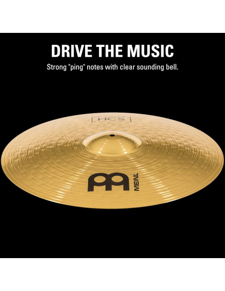 Meinl Platillo Ride 20" Latón HCS20R Tradicional Meinl Platillo Ride 20" Latón HCS20R Tradicional