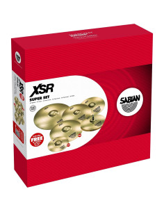 Platillos SABIAN XSR Super Set 10" a 20" Bronce 2