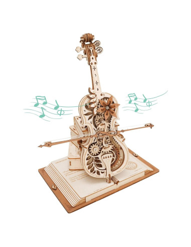 Rompecabezas 3D ROKR Violonchelo Musical 199 Piezas