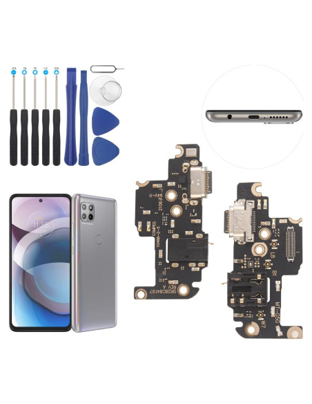Conector Dock USB Tipo C para Motorola Moto One 5G ACE Conector Dock USB Tipo C para Motorola Moto One 5G ACE
