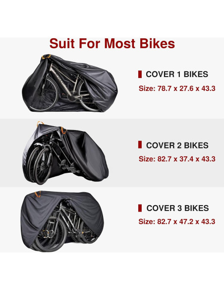 Cubierta de Bicicleta Puroma Impermeable 190T Negra 200.7x71.1 cm Cubierta de Bicicleta Puroma Impermeable 190T Negra 200.7x71.1 cm