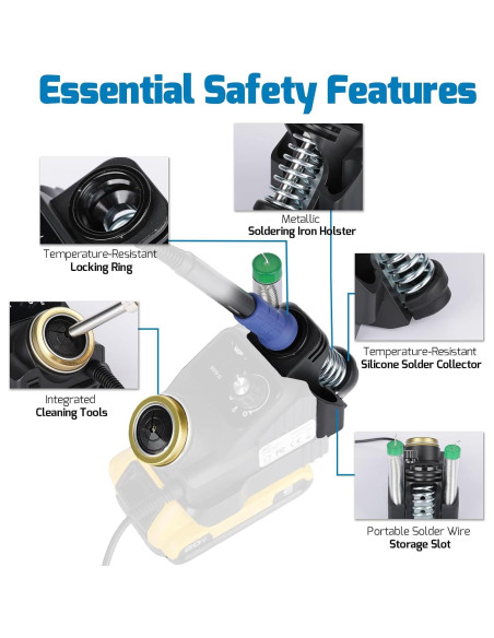 Estación de Soldadura Inalámbrica WEP 937D-I 1 para Dewalt 20V Estación de Soldadura Inalámbrica WEP 937D-I 1 para Dewalt 20V