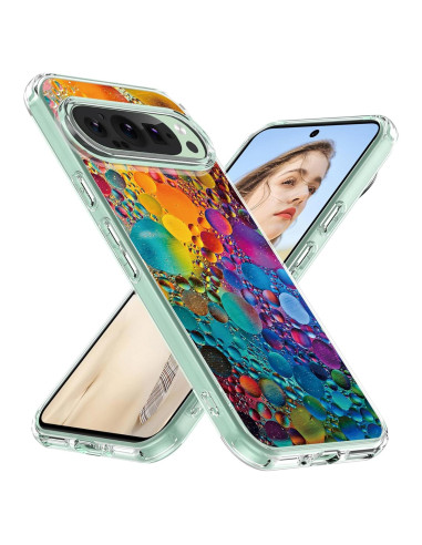 Funda TPU Transparente Mandala para Google Pixel 9 Pro XL