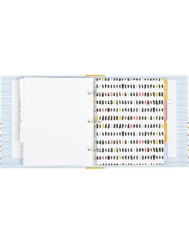 Carpeta de Recetas C.R. Gibson Bloom 21.5x23.7 cm Multicolor