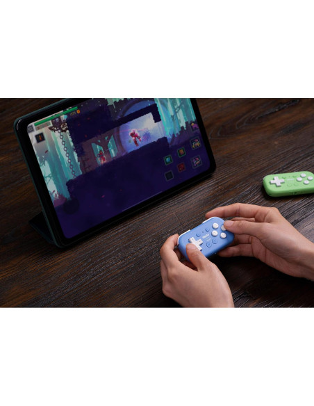 Controlador Mini Bluetooth 8Bitdo Micro Azul para Switch y Android Controlador Mini Bluetooth 8Bitdo Micro Azul para Switch y Android