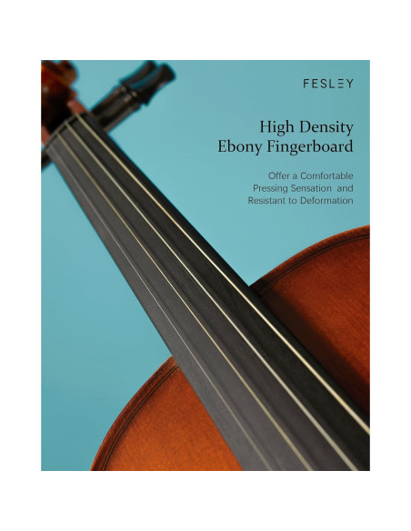 Fesley Violín 4/4 Mate Completo para Principiantes Fesley Violín 4/4 Mate Completo para Principiantes