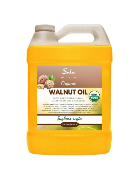 Aceite de Nuez Virgen Extra SULU 3.63kg Prensado en Frío Aceite de Nuez Virgen Extra SULU 3.63kg Prensado en Frío