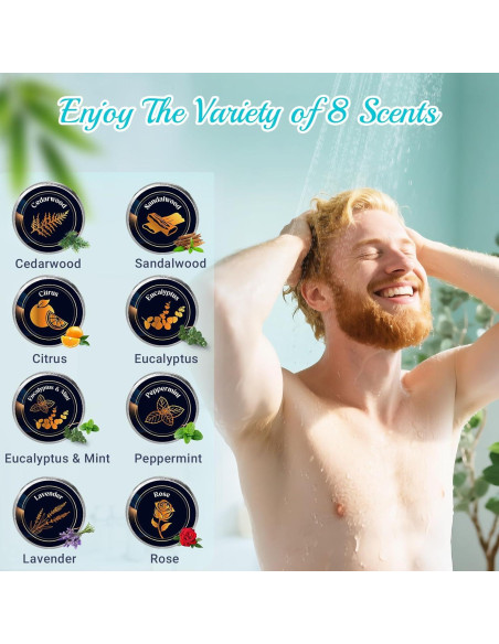 Vaporizadores de Ducha Aromaterapia Linkax - 8 Aromas Relajantes Vaporizadores de Ducha Aromaterapia Linkax - 8 Aromas Relajantes