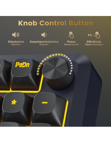 Teclado Mecánico Inalámbrico Redragon K688 RGB 98 Teclas