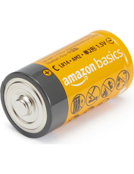 Pilas Alcalinas Tipo C Amazon Basics 12 Piezas 1.5V Pilas Alcalinas Tipo C Amazon Basics 12 Piezas 1.5V