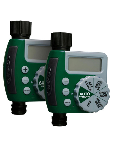Temporizador Digital Orbit para Manguera 1 Salida Verde Temporizador Digital Orbit para Manguera 1 Salida Verde