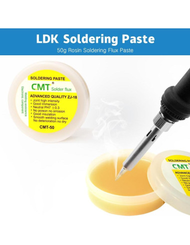 Kit de Soldador LDK 60W con Temperatura Ajustable y Accesorios