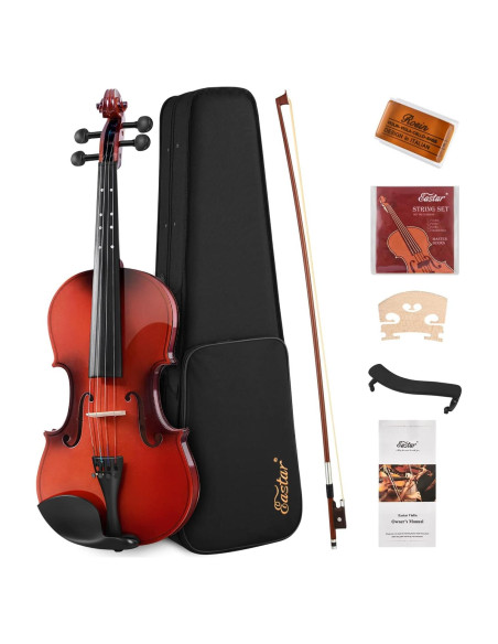 Violín Eastar 4/4 Completo para Adultos con Accesorios Violín Eastar 4/4 Completo para Adultos con Accesorios