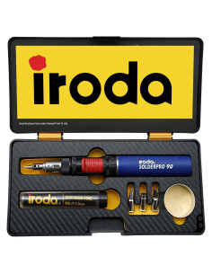 Kit Soldador a Gas IRODA SOLDERPRO 90K 80W Llama Ajustable