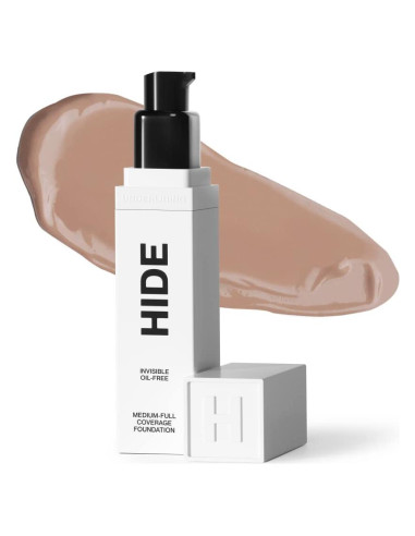 Base Líquida HIDE Premium 29.57 ml - Cobertura Media Completa - Nogal