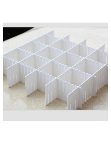 Divisor de Plástico Aleidesai 20 pcs 40x7 cm + 60 Accesorios