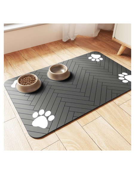 Alfombrilla Absorbente para Mascotas DK177 43x68 cm Gris Alfombrilla Absorbente para Mascotas DK177 43x68 cm Gris