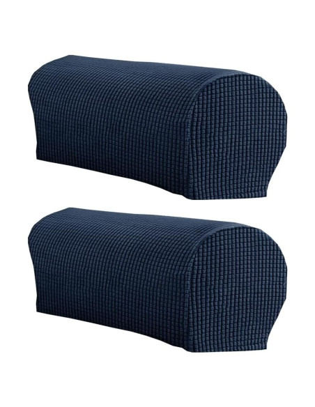 Cubre Reposabrazos LINGXIYA Azul Marino 2 Piezas Spandex Cubre Reposabrazos LINGXIYA Azul Marino 2 Piezas Spandex