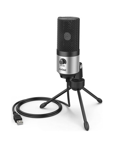 Micrófono Externo FIFINE K669S+K053 USB para Laptop y PC