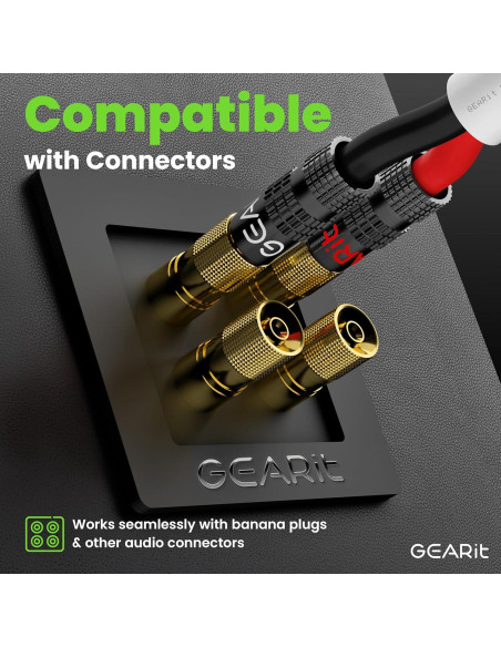 Cable de Altavoz GearIT 16AWG 30m OFC Blanco CL2 Cable de Altavoz GearIT 16AWG 30m OFC Blanco CL2