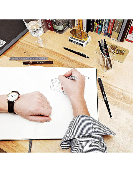 Lápiz Mecánico rOtring Rapid Pro 0.5 mm Plata Lápiz Mecánico rOtring Rapid Pro 0.5 mm Plata