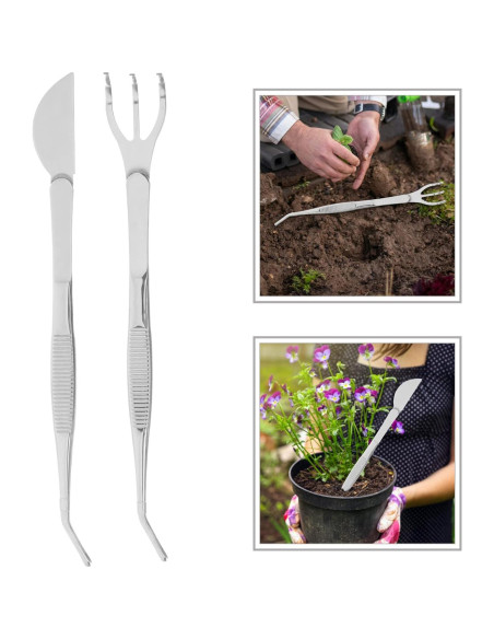 Set de Rastrillo de Bonsai Acero Inoxidable 21.95cm GANAZONO Set de Rastrillo de Bonsai Acero Inoxidable 21.95cm GANAZONO