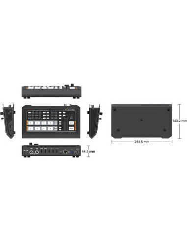 Conmutador de Video AVMATRIX HVS0403U 4 Canales HDMI/SDI