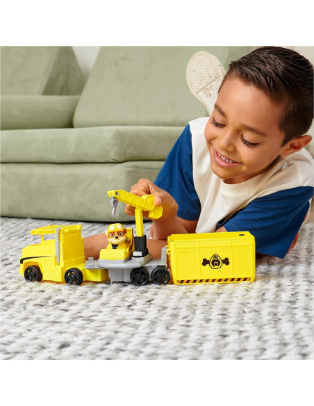 Camión de Rescate Rubble PAW PATROL - Juguete Transformable 26cm Camión de Rescate Rubble PAW PATROL - Juguete Transformable 26cm