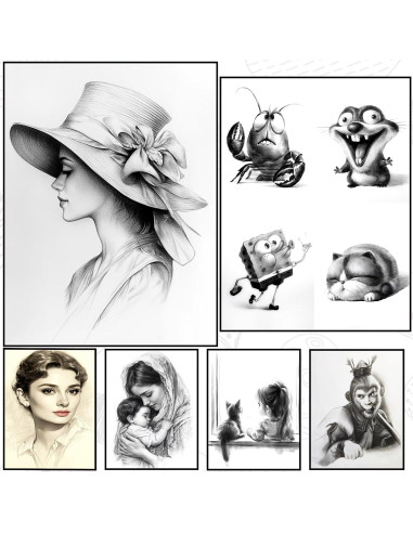 Set de Lápices para Dibujo Heshengping 26 Piezas Profesional