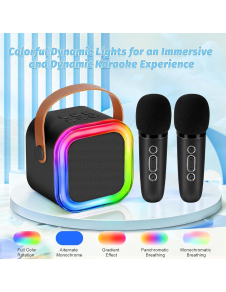 Mini máquina de karaoke Poptrend K12 para niños con micrófono Mini máquina de karaoke Poptrend K12 para niños con micrófono