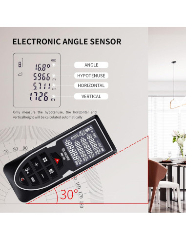 Medidor Láser SG SURGOAL PRO 120m Recargable con Sensor