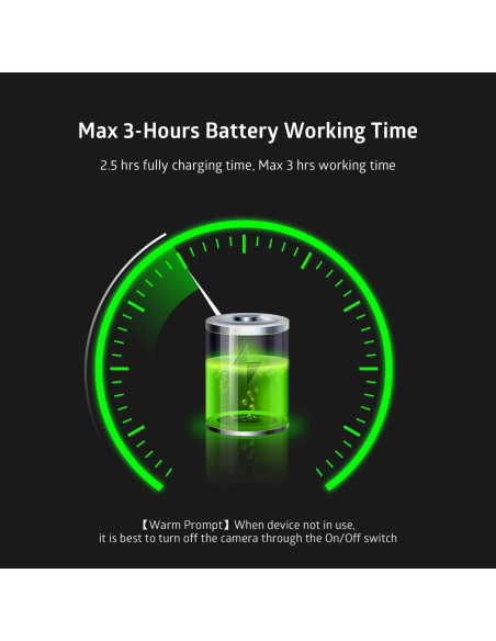 Webcam Inalámbrica TOALLIN 1080P HD con Micrófono y USB