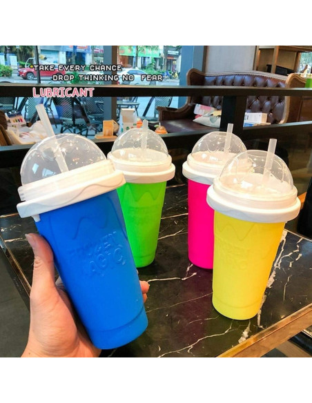 Taza Slushie Rápida NUFR 2 PCS - Hacedor de Batidos Congelados Taza Slushie Rápida NUFR 2 PCS - Hacedor de Batidos Congelados