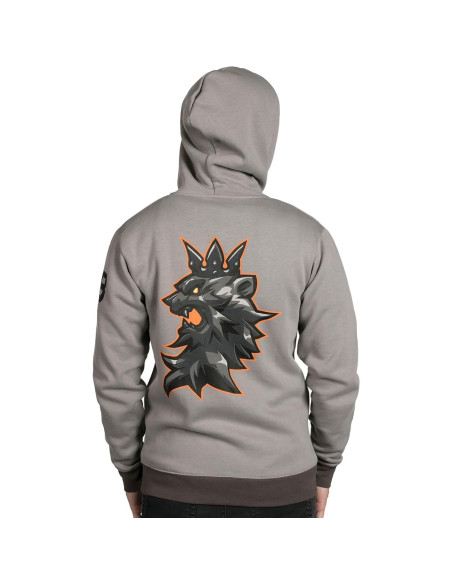 Sudadera con Capucha JINX Overwatch Reinhardt Gris Claro X-Small Sudadera con Capucha JINX Overwatch Reinhardt Gris Claro X-Small
