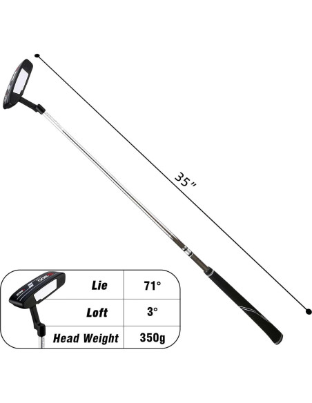 Putter de Golf PGM Hoja 35" para Hombres y Mujeres Putter de Golf PGM Hoja 35" para Hombres y Mujeres