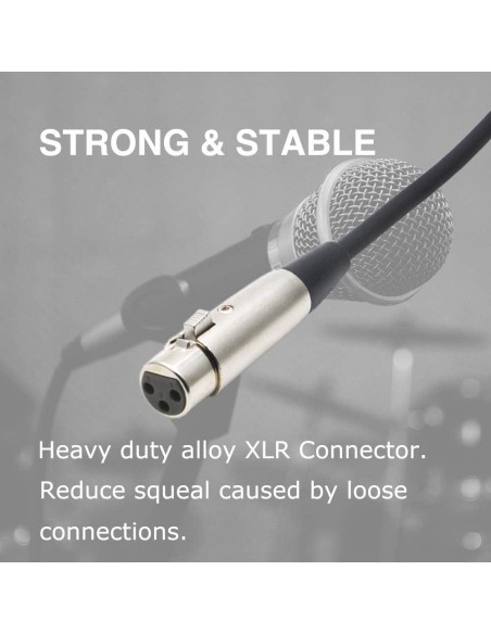 Cable HOSONGIN XLR a USB 6,10 m con DAC para micrófonos Cable HOSONGIN XLR a USB 6,10 m con DAC para micrófonos